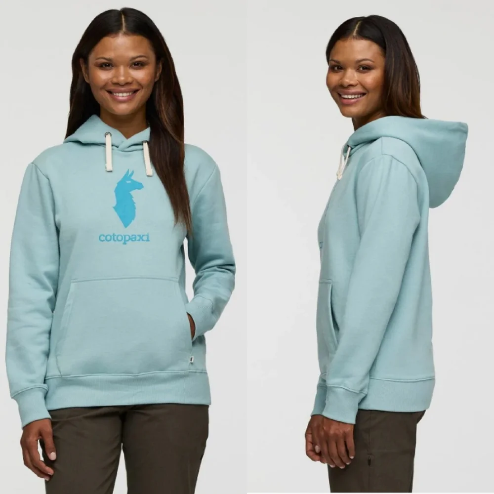 Cotopaxi Llama Pullover Hoodie Light Blue Large - Picture 9 of 9